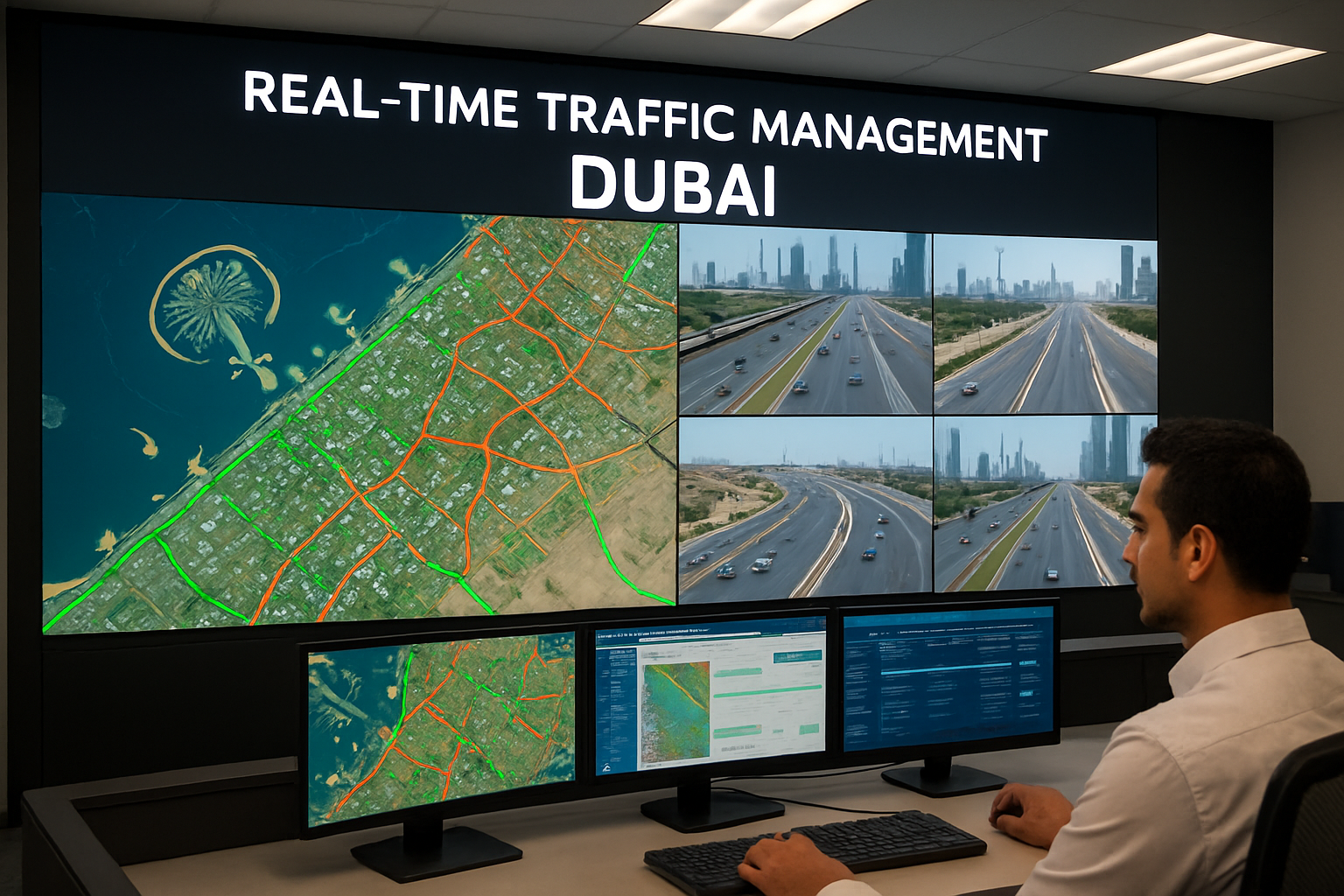Real-time traffic management in Dubai
